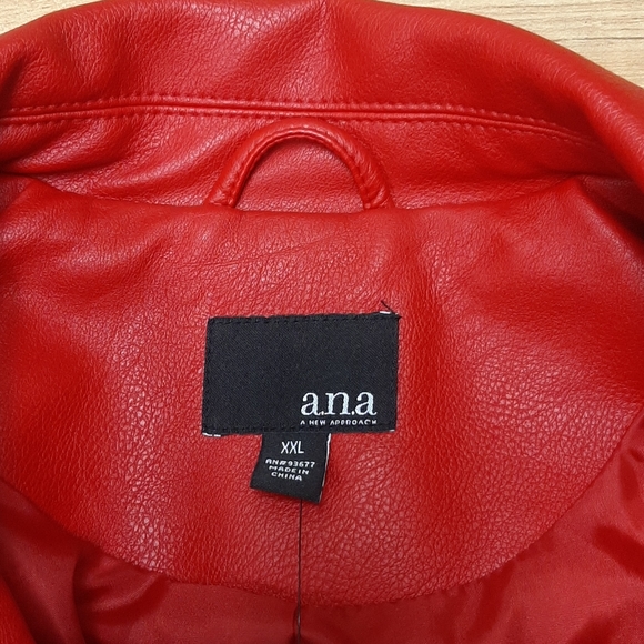 A.N.A. Faux Leather Jacket - Picture 5 of 8